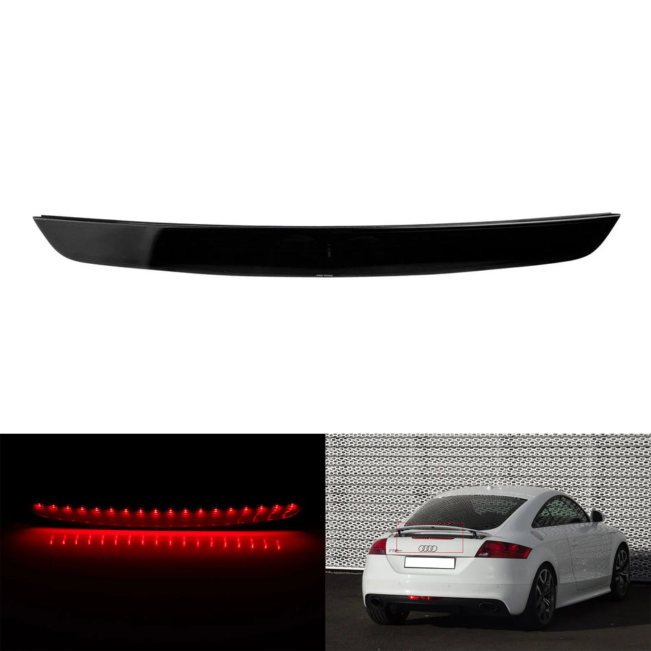 High Mount LED Dritte Bremsleuchte für Audi TT 8J MK2 2006-2014 Schwarz Rauchglas