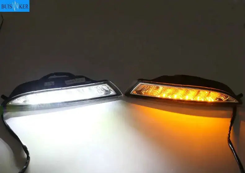 Scirocco LED Amber Turn Signal Side Marker Lamp White DRL