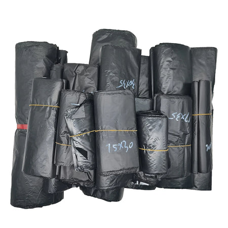 Black Self-Seal Waterproof Mailing Bags - Pack of 50 11x17cm