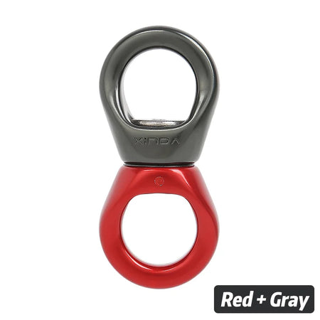 XINDA Universal Pulley Swivel 30kN Aluminum &ndash; Ultra Light Red