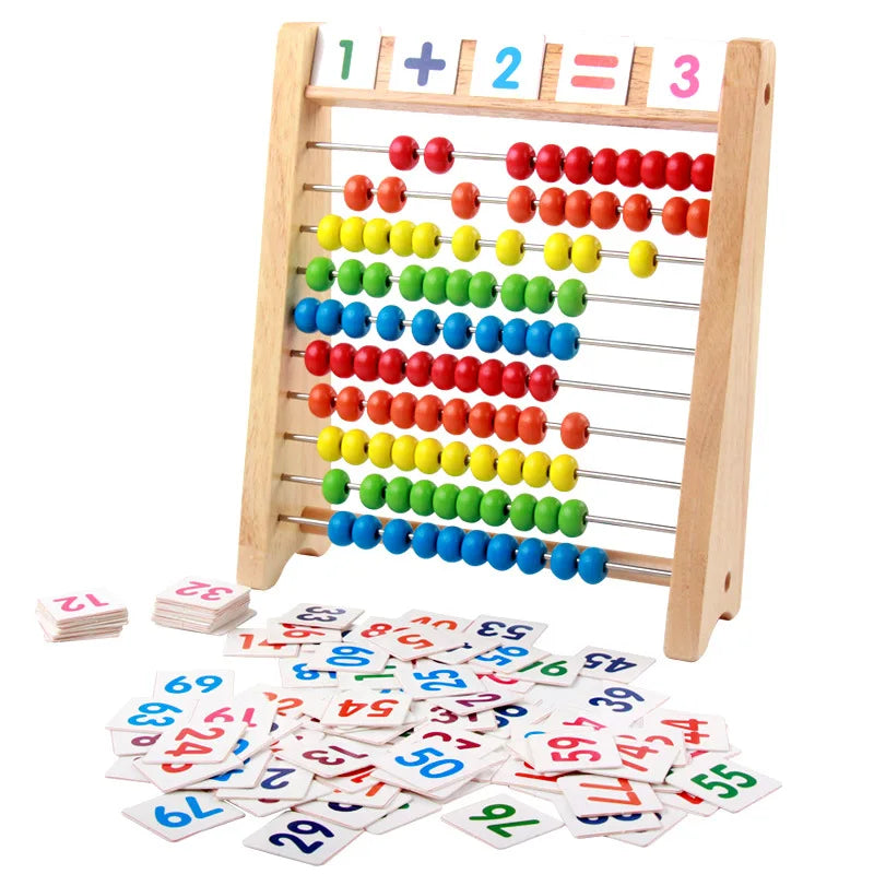Wooden Abacus Educational Math Toy &ndash; Montessori Learning