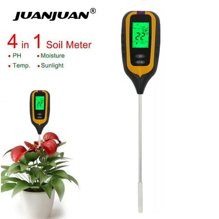 3/4 In 1 Digital Soil Meter &ndash; Multi Function Garden Tool