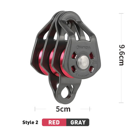 Xinda Outdoor Pulley Cableway System &ndash; Three Pulley System Red Hang Point