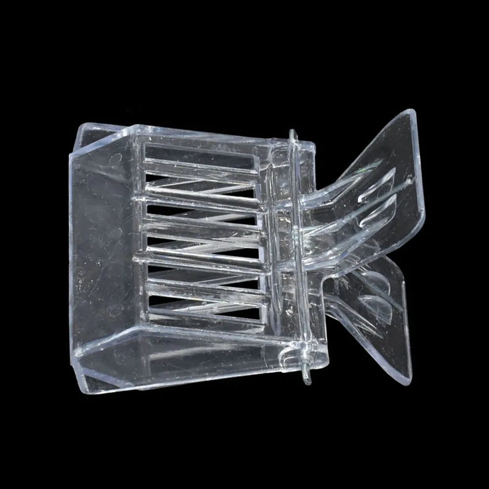 Queen Bee Cage Clip &ndash; Clear Plastic Beekeeping Tool Clear / M