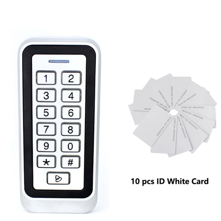 IP66 RFID Door Access Reader &ndash; Backlit Keypad 1000 User AC 10pc ID card