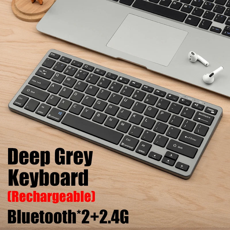 GOOJODOQ KM01 &ndash; Ultra Portable Bluetooth 5.0 Keyboard KM02 Grey