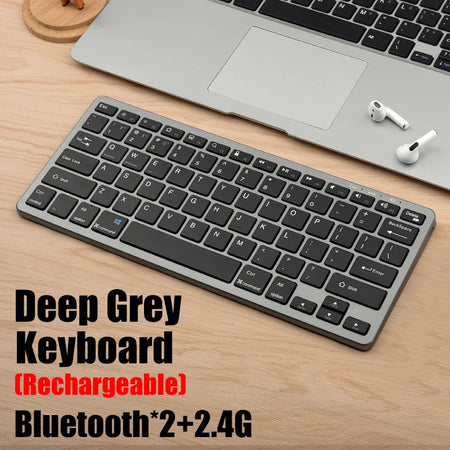 GOOJODOQ KM01 &ndash; Ultra Portable Bluetooth 5.0 Keyboard KM02 Grey