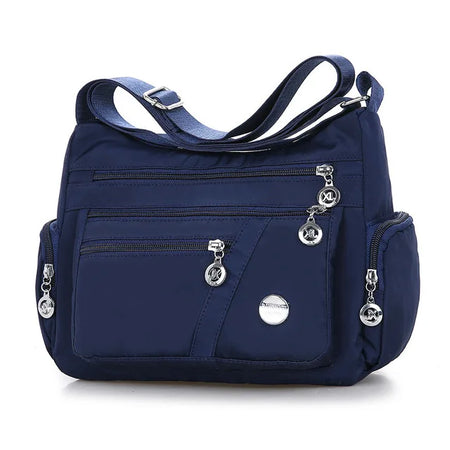 Yogodlns Waterproof Large Capacity Crossbody Bag for Women blue / 27x11x20cm