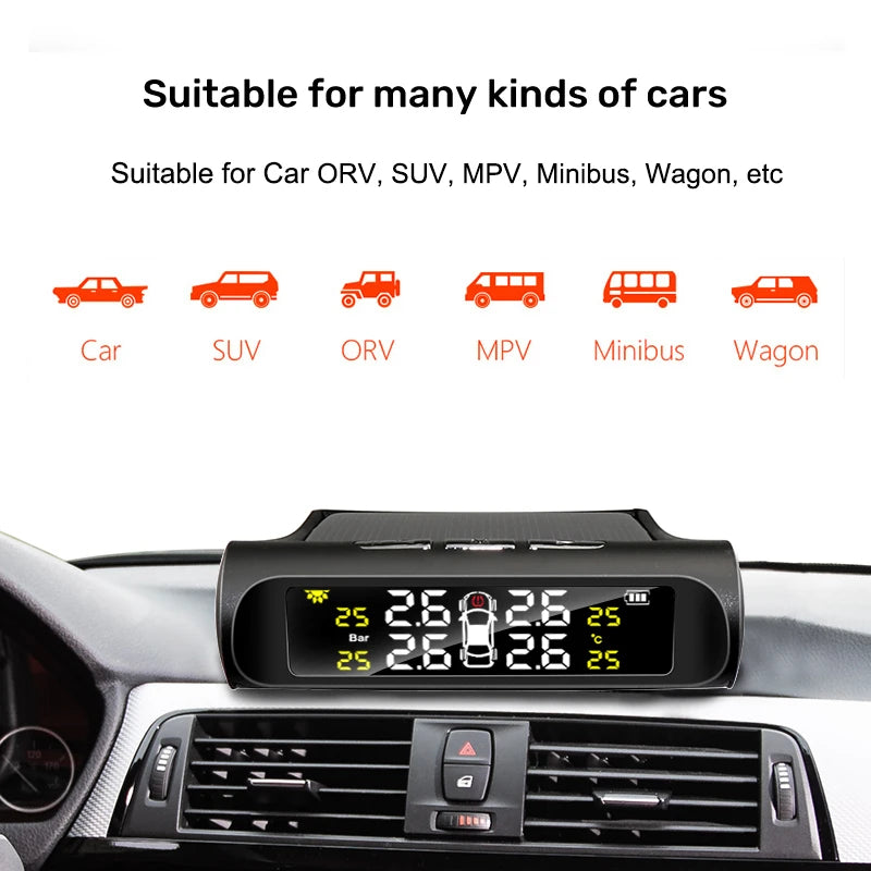 K01 &ndash; Solar Powered Tyre Pressure Monitoring System