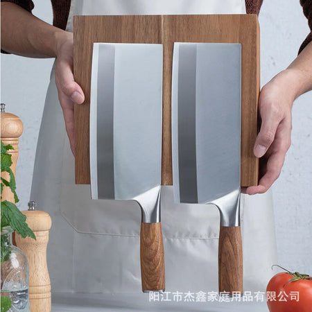 Magnetic Knife Holder &ndash; Space Saving Acacia Wood Organizer