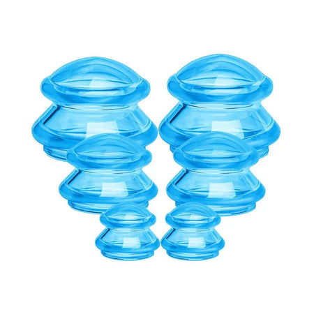 Anti Cellulite Vacuum Cupping Set - Ultra Comfort Massage 2Set SML BL