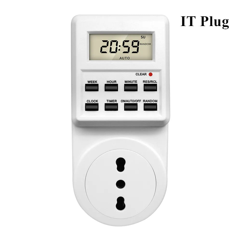 TM03 Digital Timer Socket - 24H Programmable Outlet IT Plug