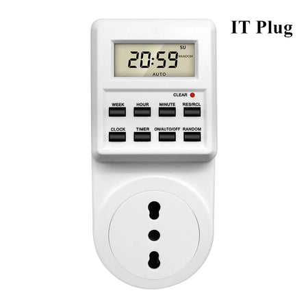 TM03 Digital Timer Socket - 24H Programmable Outlet IT Plug
