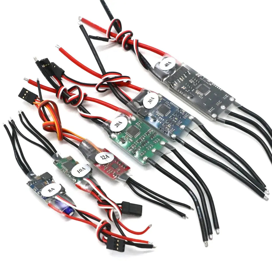 RC 2-3S ESC 6A 8A 10A 12A 15A 20A 30A 40A Electronic Speed Controller ESC with 5V UBEC for RC Multicopter Airplane by InterCyprus Trading Ltd