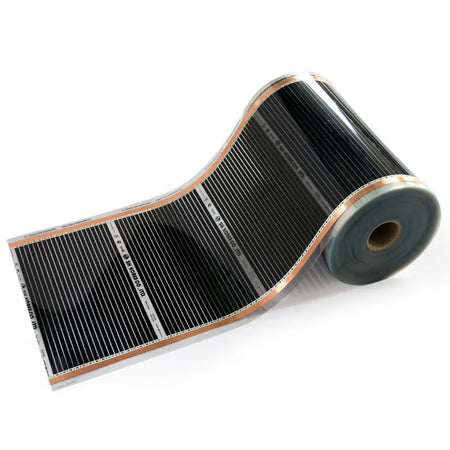 Eco-Friendly 220W Infrared Underfloor Heating Carbon Film Mat - 50cm Width 50cm x 200cm