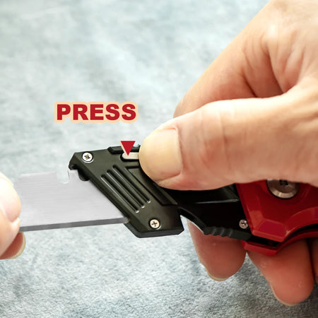 T TOVIA Multifunctional Folding Utility Knife with Replaceable Blades