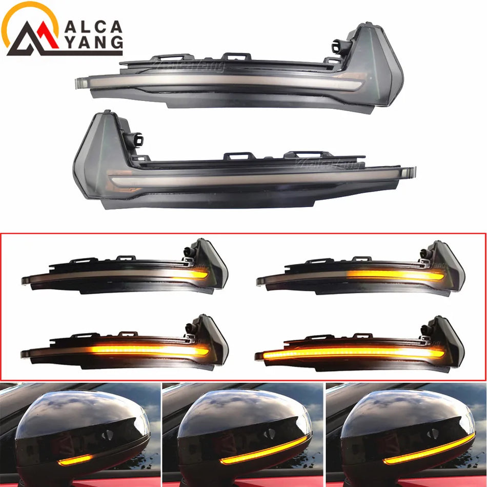 Feux de signalisation LED séquentiels pour Audi A1 8X 2011-2018 miroir arrière