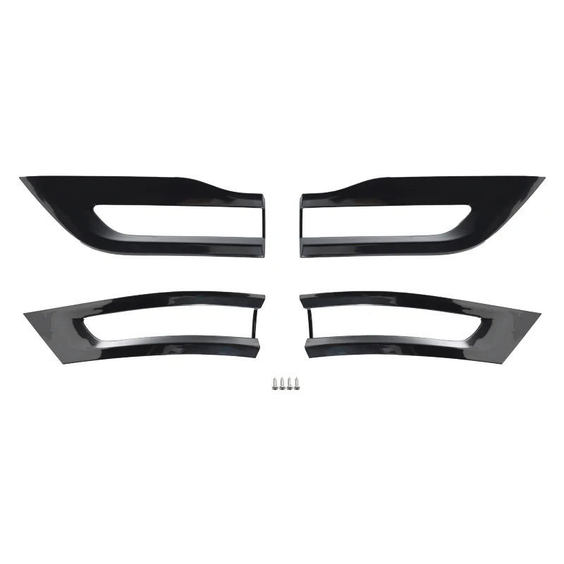 Premium Tail Light Guards for Jeep Grand Cherokee 2014-2020 | Shineka Rear Lamp Cover Trim Bezel ABS Accessories black