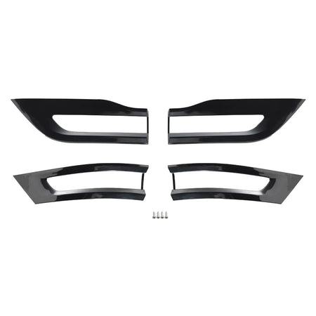 Premium Tail Light Guards for Jeep Grand Cherokee 2014-2020 | Shineka Rear Lamp Cover Trim Bezel ABS Accessories black