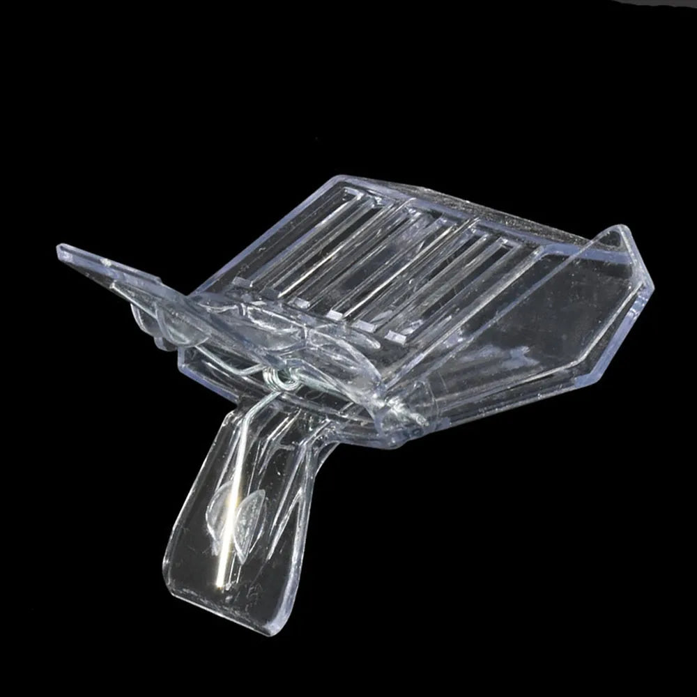 Queen Bee Cage Clip &ndash; Clear Plastic Beekeeping Tool