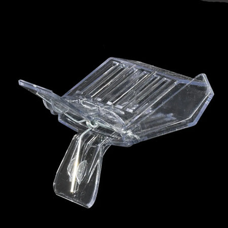 Queen Bee Cage Clip &ndash; Clear Plastic Beekeeping Tool