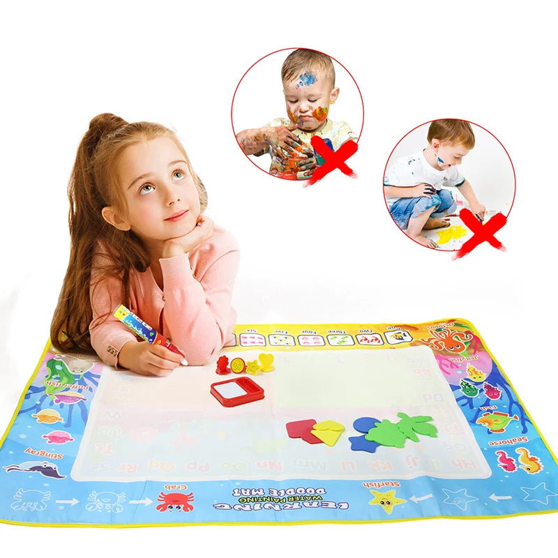 Kids Magic Water Drawing Mat &ndash; Eco-Friendly Educational Fun