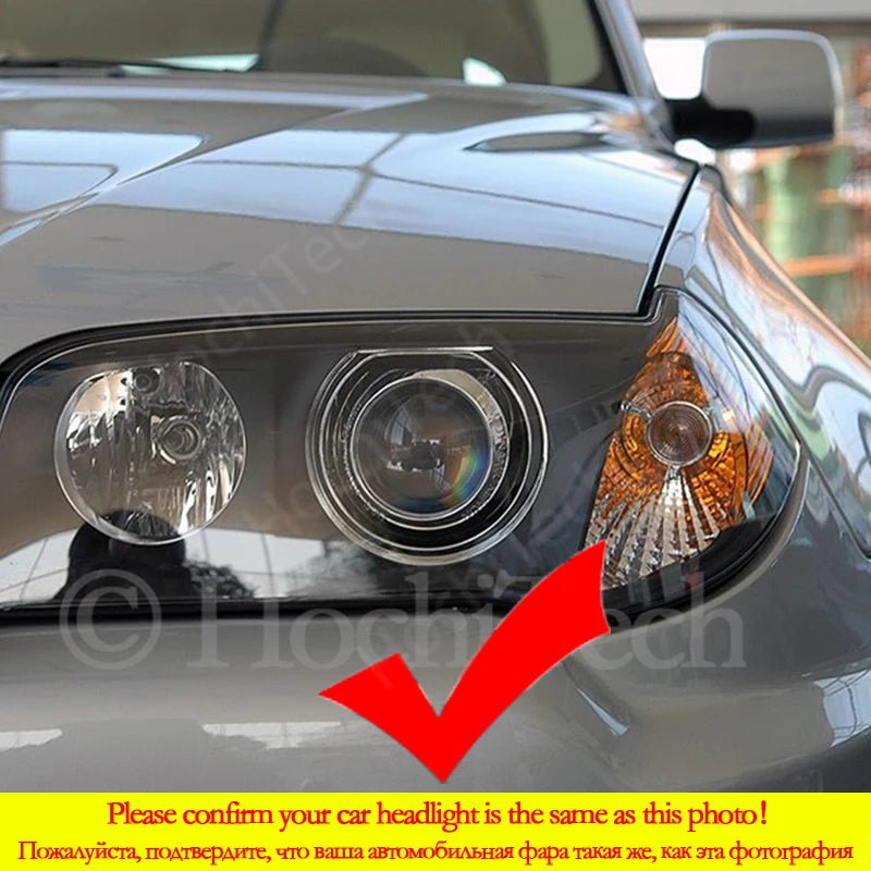 Witte En Gele LED Angel Eyes DRL Kit Voor BMW E83 X3