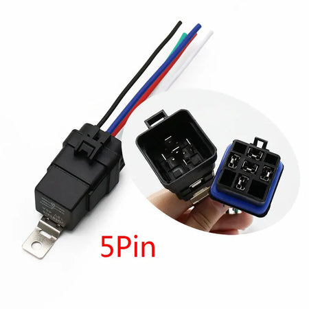 EARUELETRIC Car Relay &ndash; Waterproof Integrated Design 5 Pin