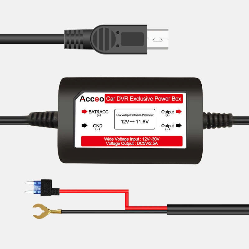 Acceo Z01P 3.5m Hardwire Cable - Parking Monitor Ready