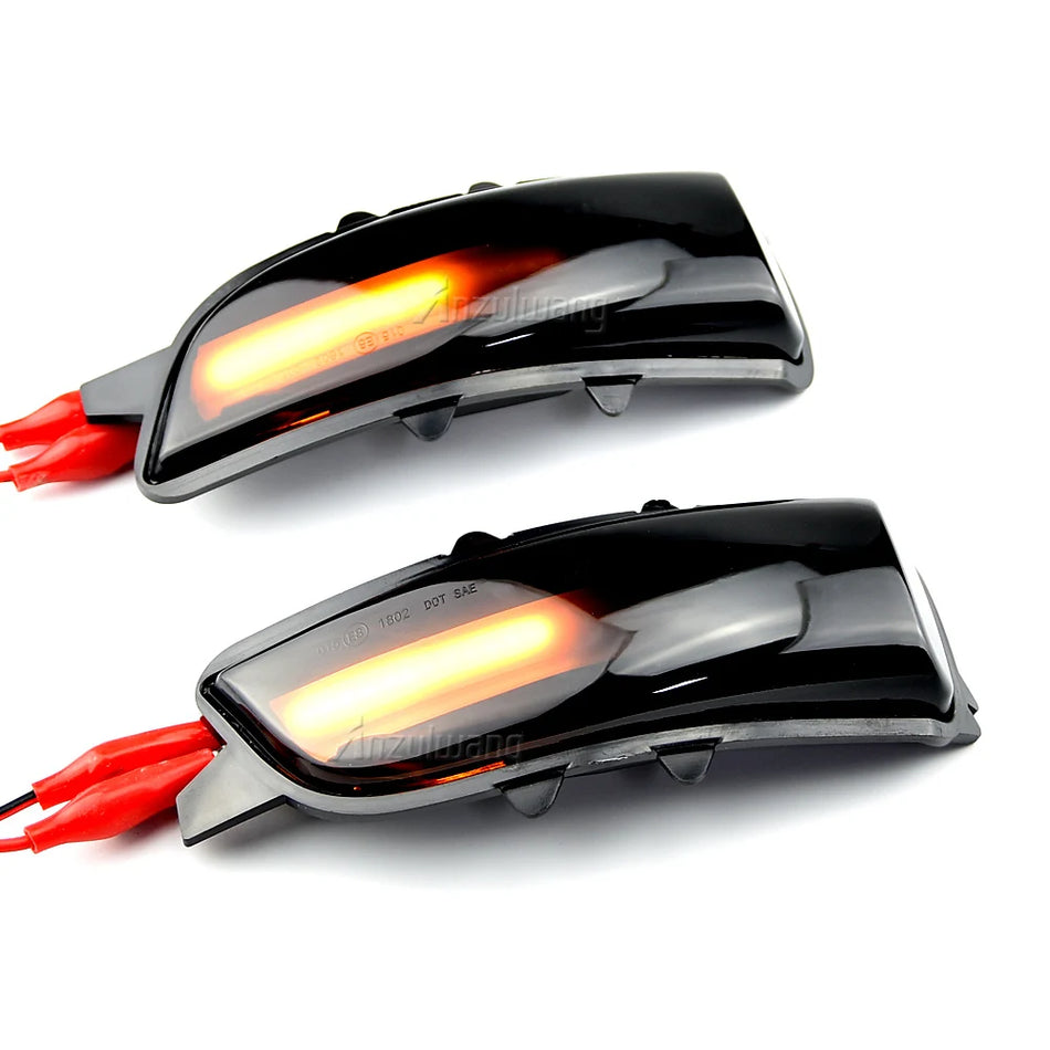 Bombilla de Señal de Giro LED Dinámica para Volvo S80 2007 2013 Espejo Lateral
