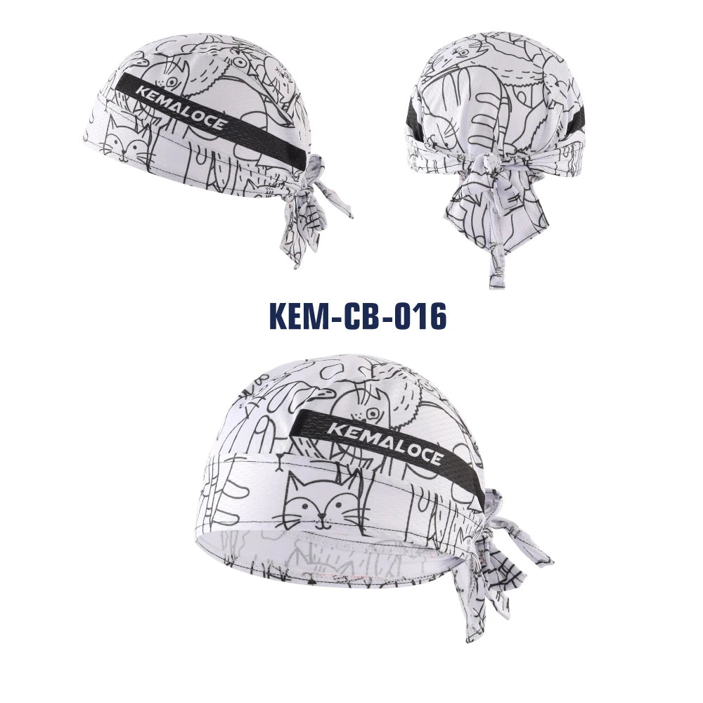 KAMALOCE UV Protection Cycling Cap &ndash; Breathable Quick Dry KEMALOCE-CB-016