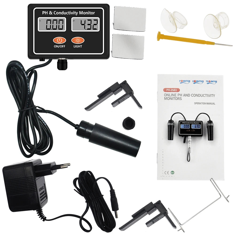 PH-2583 PH Conductivity Monitor &ndash; Digital Water Meter