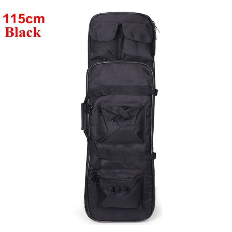 Tactical Rifle Gun Bag 81 94 115cm &ndash; Padded Shoulder Carry Black 115CM / CHINA