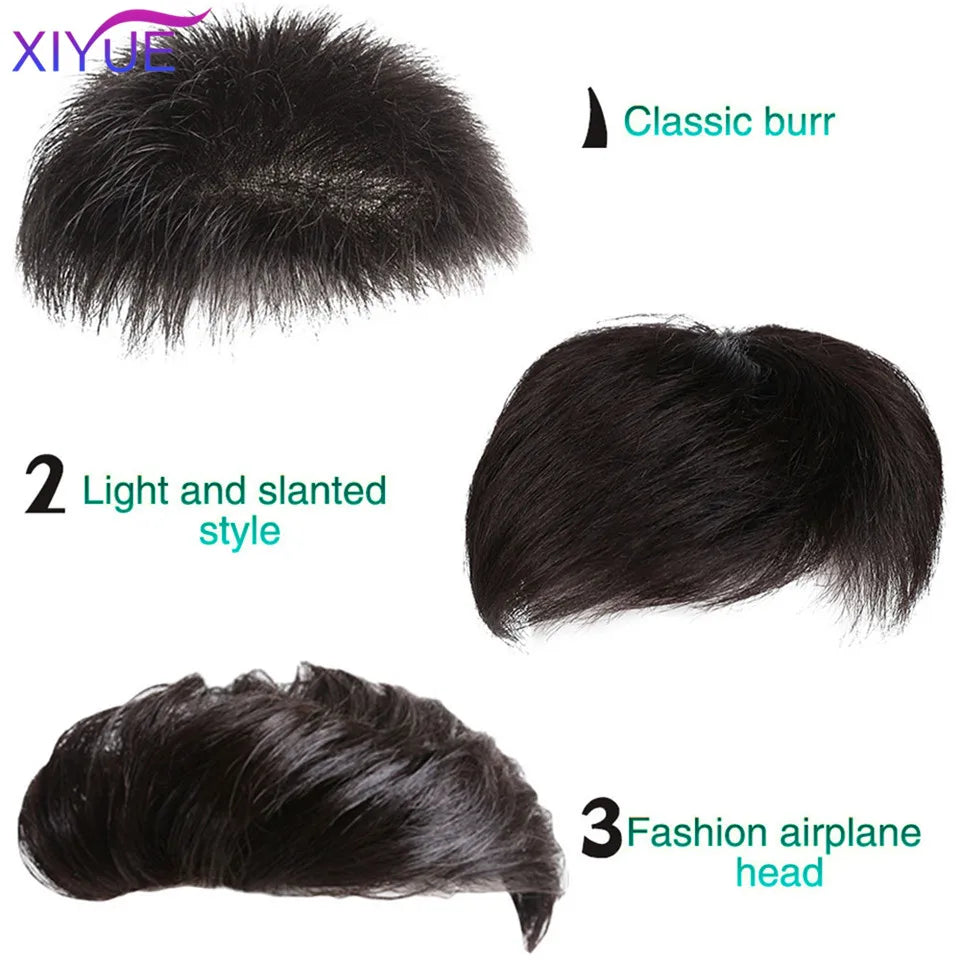 XIYUE Medium Length Straight Synthetic Men's Wig