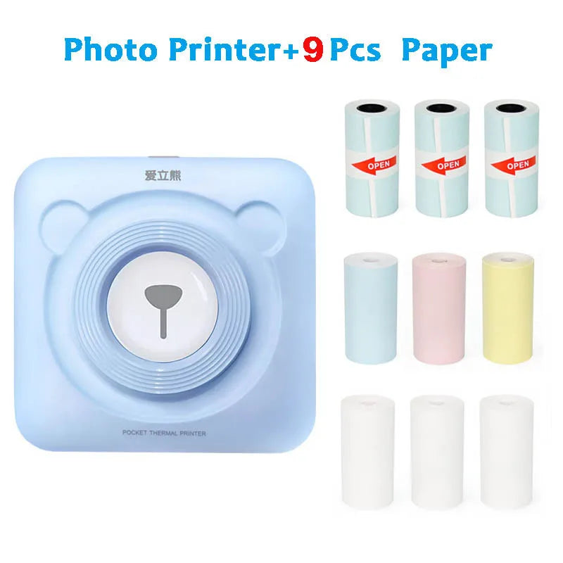 Peripage A6 Pocket Printer 203dpi &ndash; Bluetooth Thermal Print A6 9 Rolls Paper 1