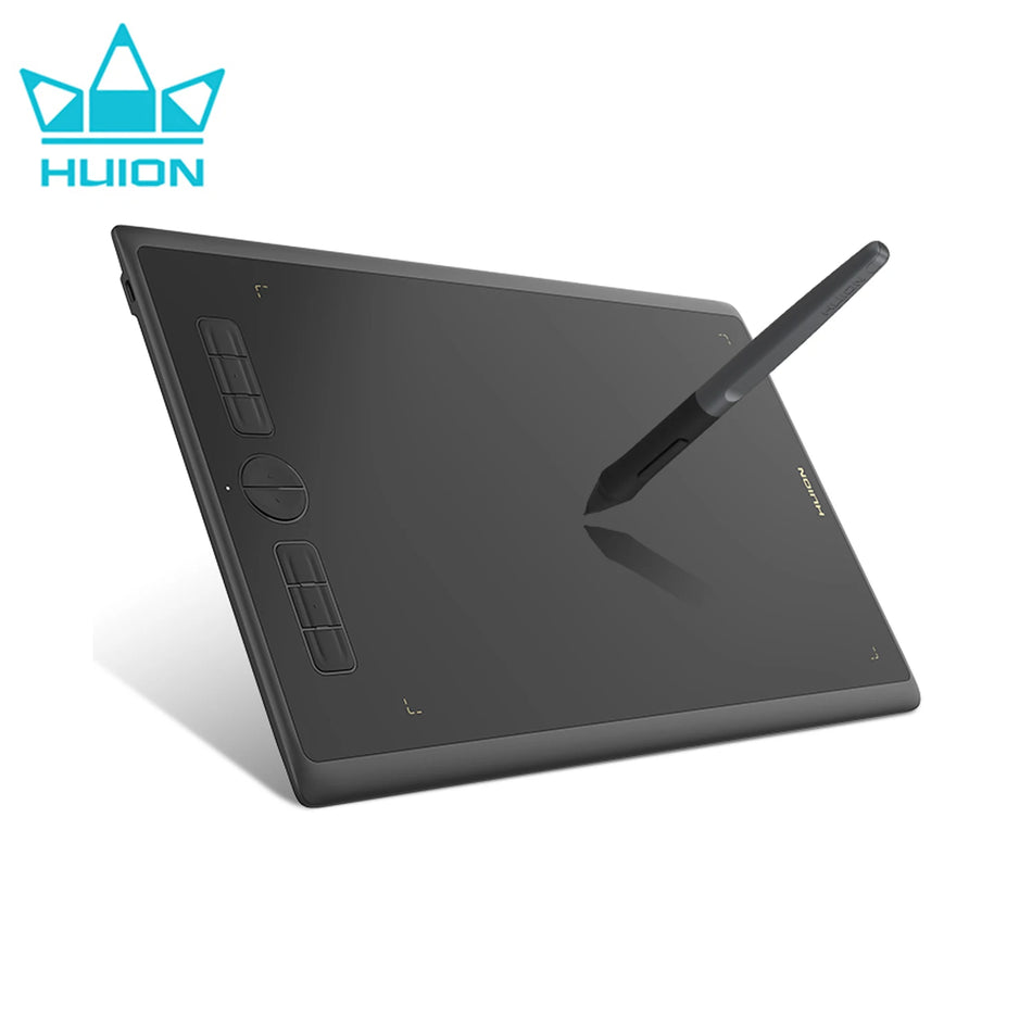 HUION Inspiroy H610X med lutande penna, batterifri, fungerar med PC Android