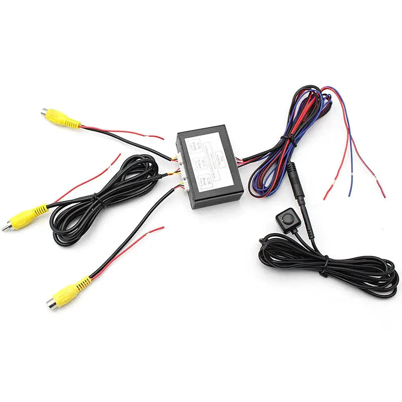 GreenYi Car Parking Camera Video Channel Converter. Auto Front / Side and Rear View Camera Video Control Box With Manual Switch by InterCyprus Trading Ltd
