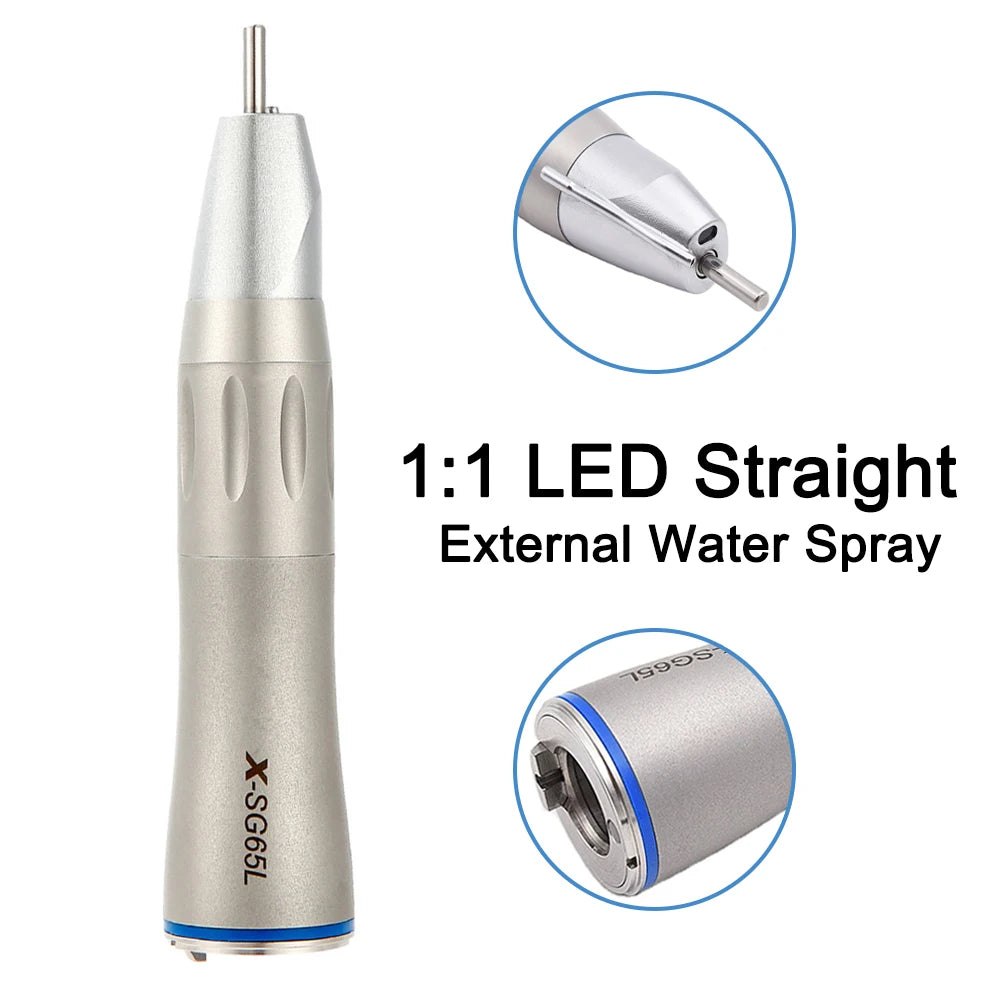 Twoendo Contra Angle Handpiece &ndash; Fiber Optic Low Speed 1 to1 Led Straight B