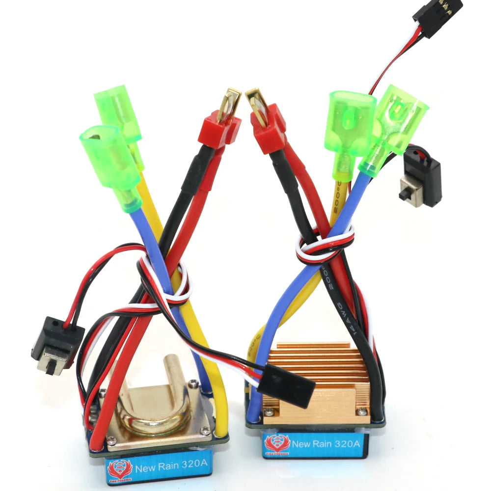 RC 160A / 320A / 480A ESC 380/540/775 Brushed Motor Speed Controller Dual Mode Regulator Band Brake for 1:10 Car Bait Boat by InterCyprus Trading Ltd
