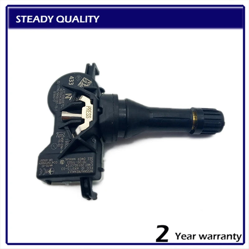 Sada senzorov na monitorovanie tlaku v pneumatikách TPMS pre Nissan, Renault, Infiniti - 4-balenie, vysoká kvalita