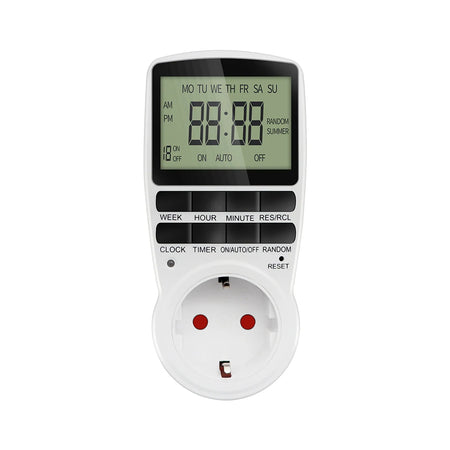 Electronic Timer Switch &ndash; Programmable Timing Socket EU plug