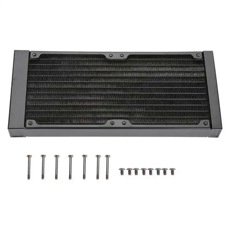 VBESTLIFER 12 Tubes Aluminium Water Cooling Radiator for PC 240mm