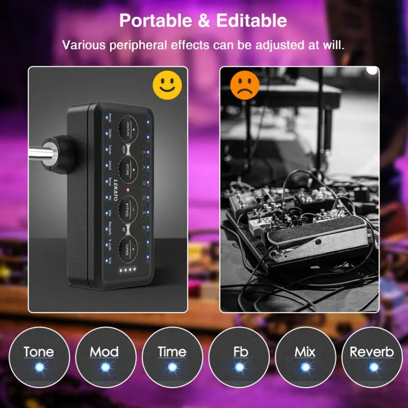 LEKATO PA-1 Headphone Mini Amplifier &ndash; Compact Portable Amp