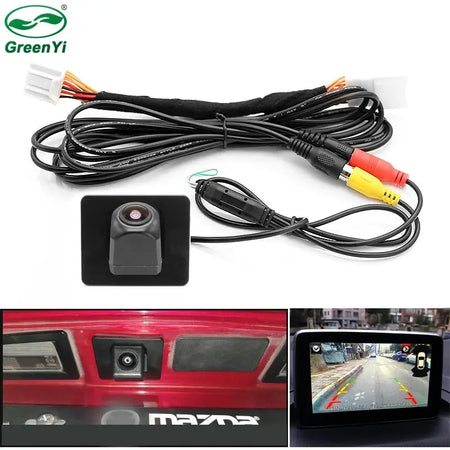 For Mazda 3 Mazda3 Axela BM BN Sedan 2014~2018 Car Rear View Reverse Camera For OEM Original Display Compatible Plug and Play by InterCyprus Trading Ltd