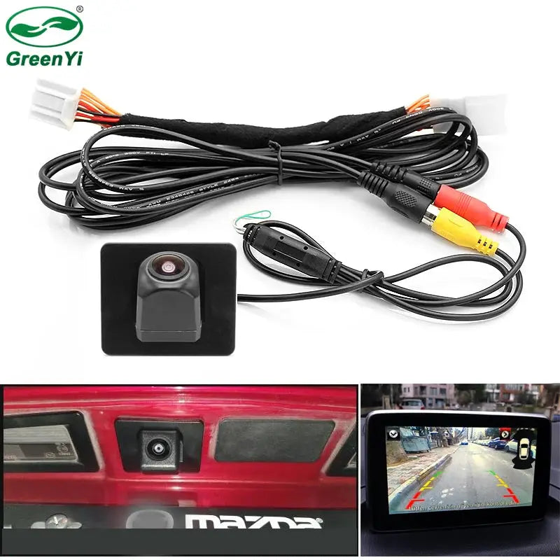For Mazda 3 Mazda3 Axela BM BN Sedan 2014~2018 Car Rear View Reverse Camera For OEM Original Display Compatible Plug and Play by InterCyprus Trading Ltd
