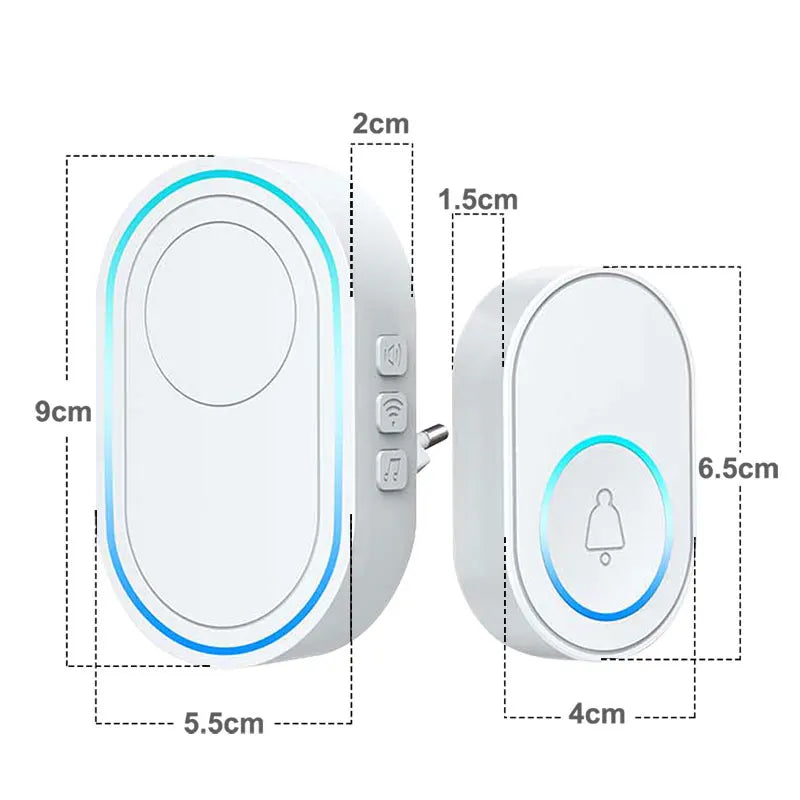Wireless Doorbell Tuya App &ndash; Waterproof Design And LED
