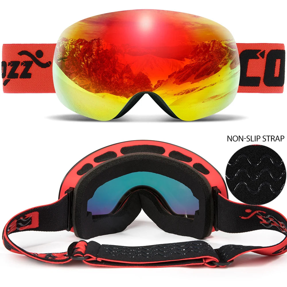 COPOZZ Outdoor Sports Ski Goggles &ndash; UV400 Protection