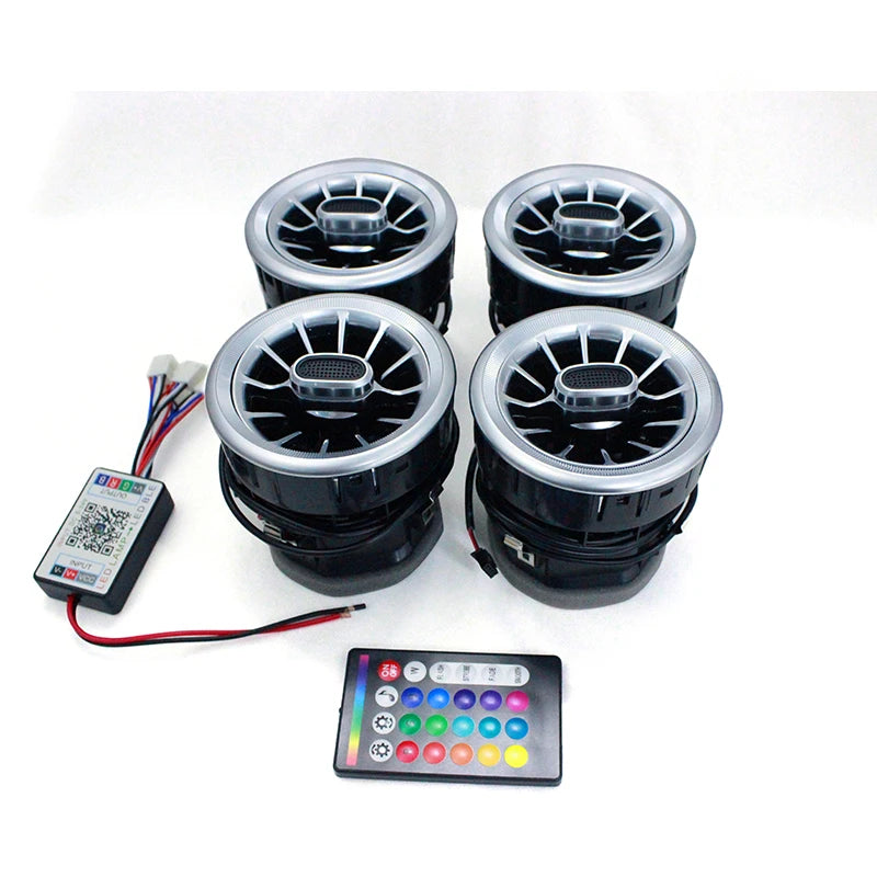 LED Luchtuitlaat 64 RGB Kleuren Voor Mercedes V Klasse W447 Vito