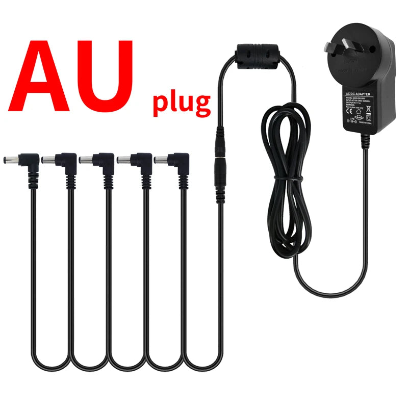 Guitar Effect Pedal Adapter &ndash; Universal 9V 1A Daisy Chain AU 9V 1A / CHINA