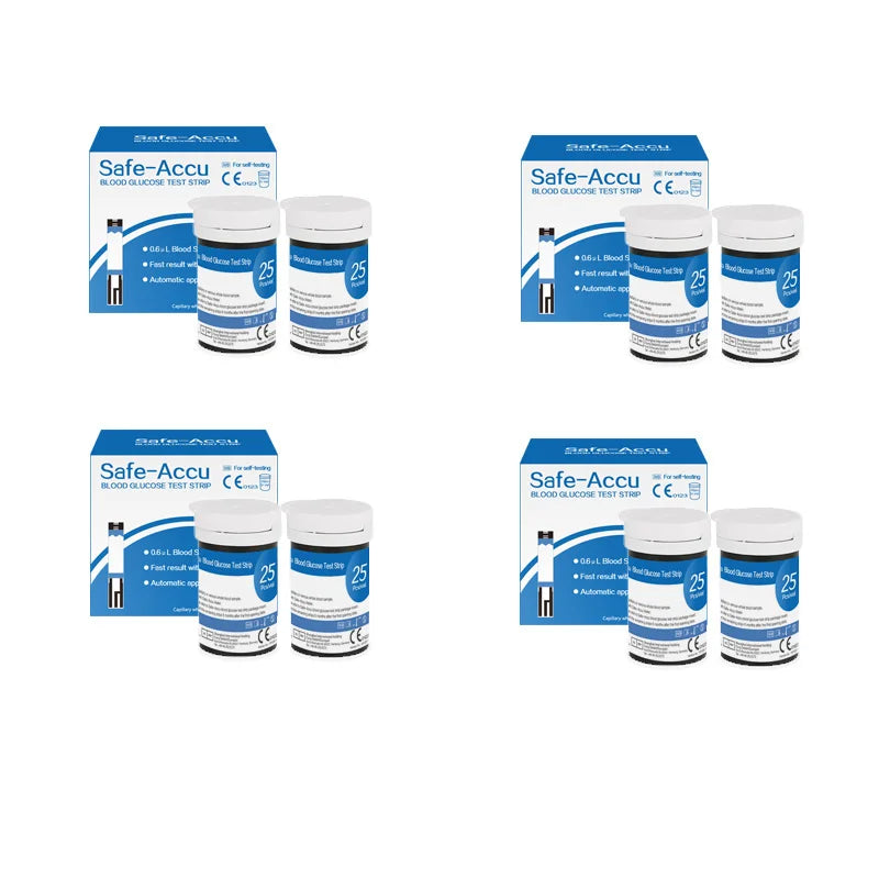 Safe Accu Blood Glucose Test Strips &ndash; 0.6uL Sample